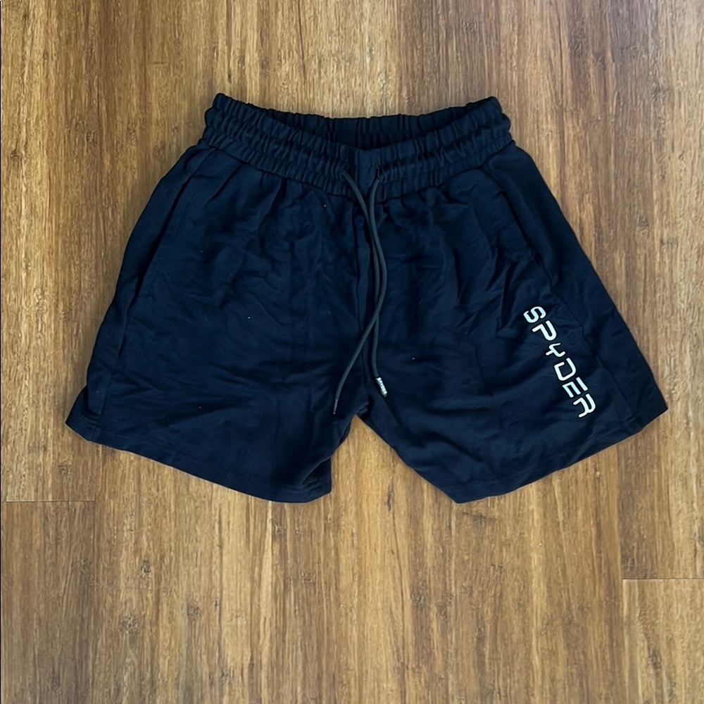 Spyder Black Athletic Shorts Lightweight Elastic Waist